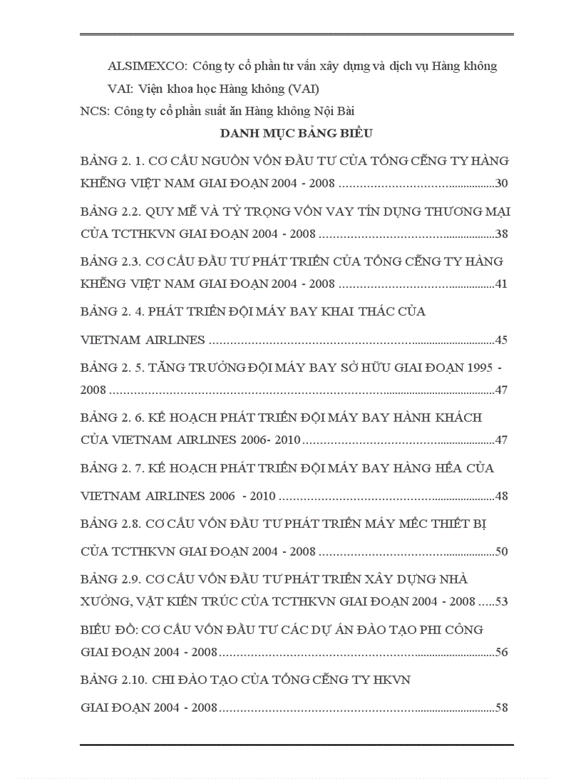 image for page Thực trạng và giải pháp đầu tư phát triển ngành vận tải hàng không của Tổng công ty hàng không Việt Nam