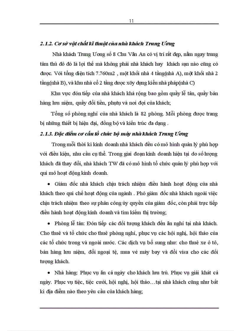 image for page Thực trạng quản lý nguồn nhân lực của Nhà Khách Trung Ương Số 8 Chu Văn An