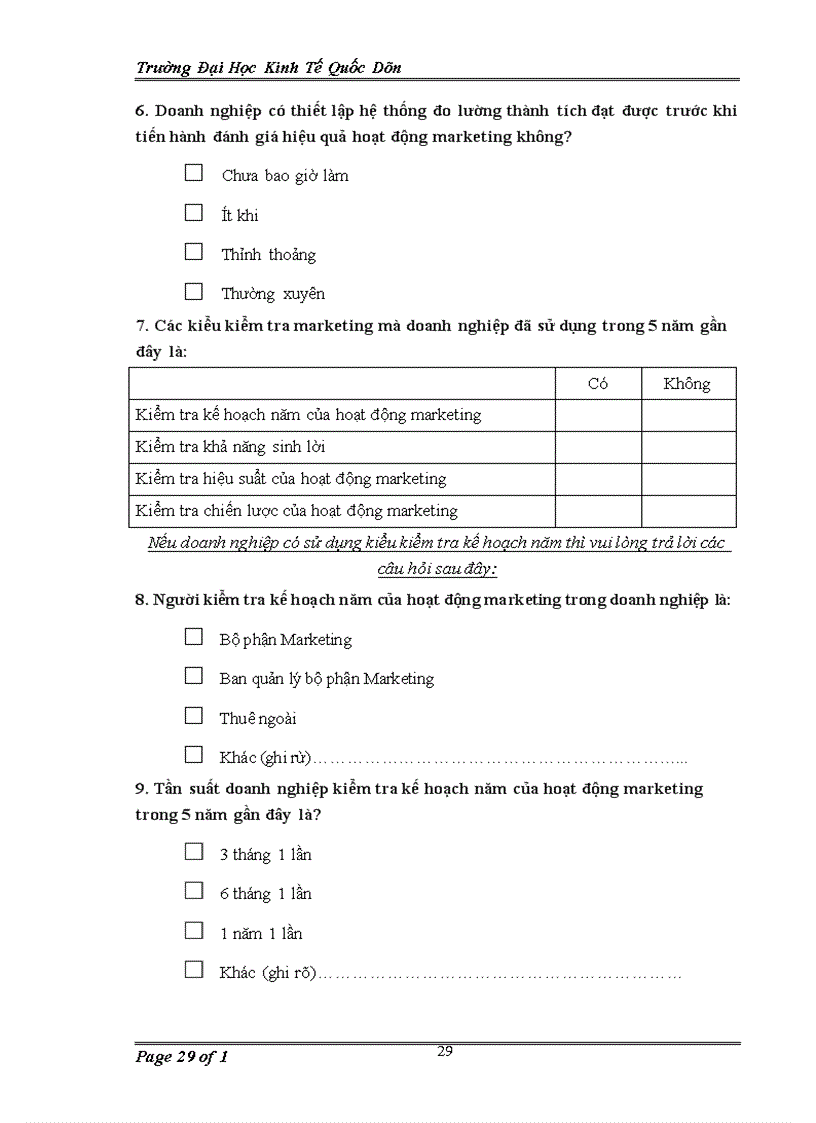 image for page Các phương pháp đánh giá hiệu quả hoạt động marketing trong các doanh nghiệp sản xuất hàng tiêu dùng nhanh tại Hà Nội