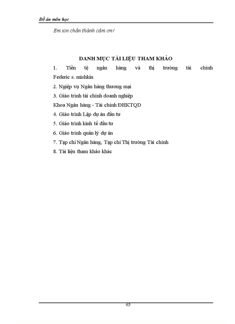 image for page Thẩm định tài chính dự án đầu tư của NHTM