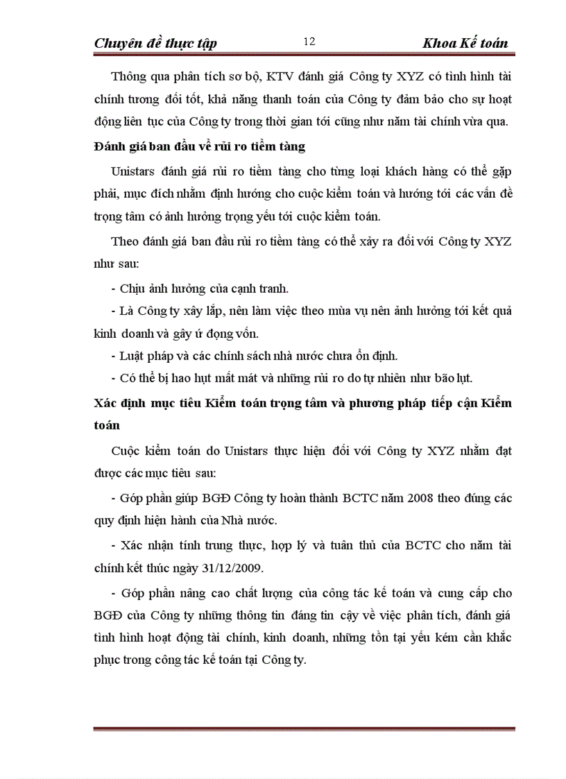 image for page Kiểm toán phần hành Tài sản cố định – Chu trình kiểm toán và áp dụng tại công ty TNHH Unistars