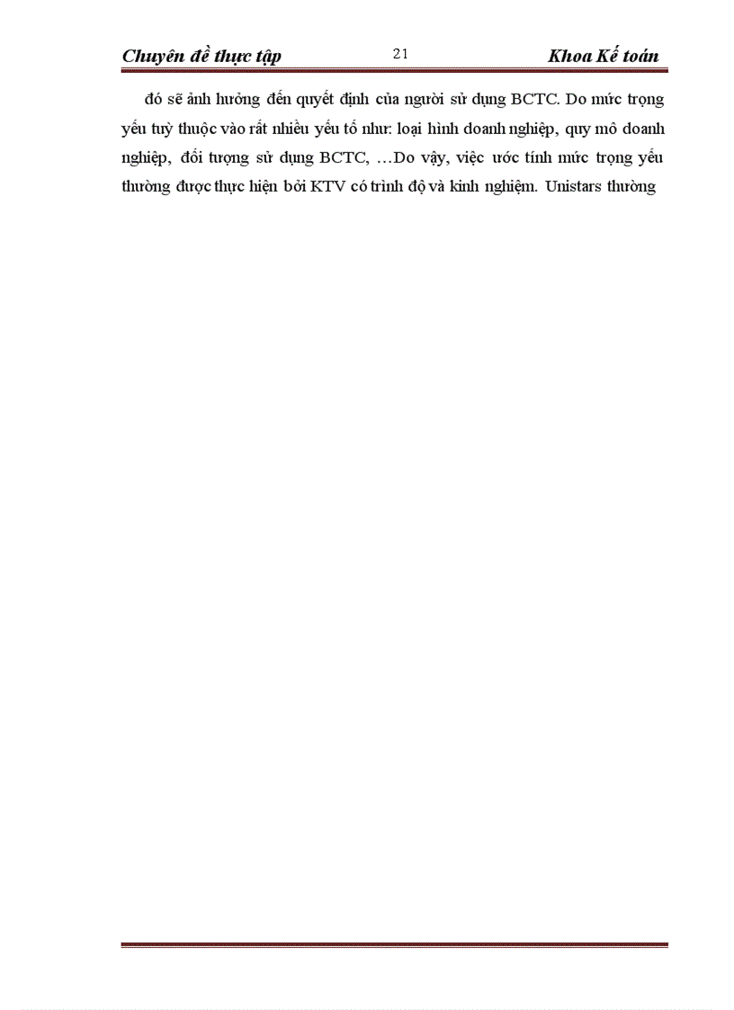 image for page Kiểm toán phần hành Tài sản cố định – Chu trình kiểm toán và áp dụng tại công ty TNHH Unistars