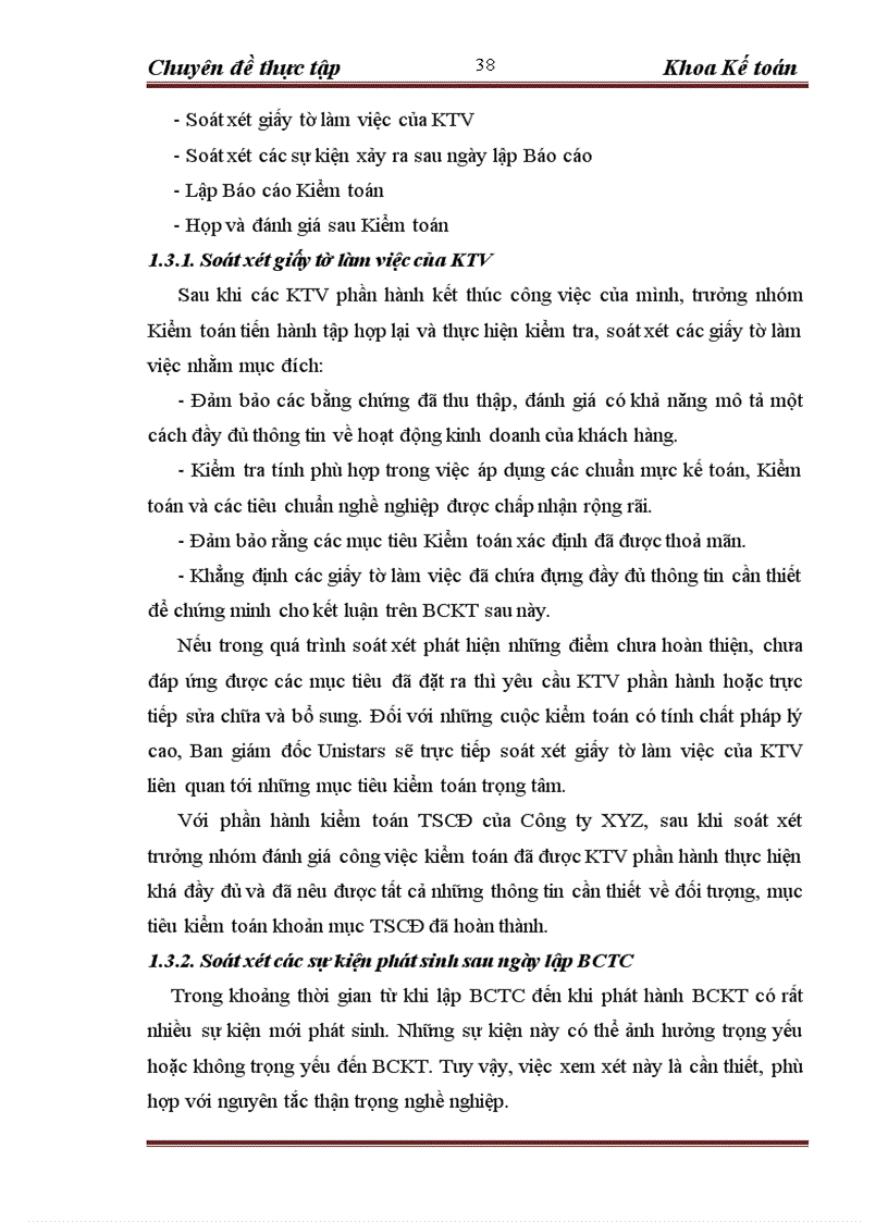 image for page Kiểm toán phần hành Tài sản cố định – Chu trình kiểm toán và áp dụng tại công ty TNHH Unistars