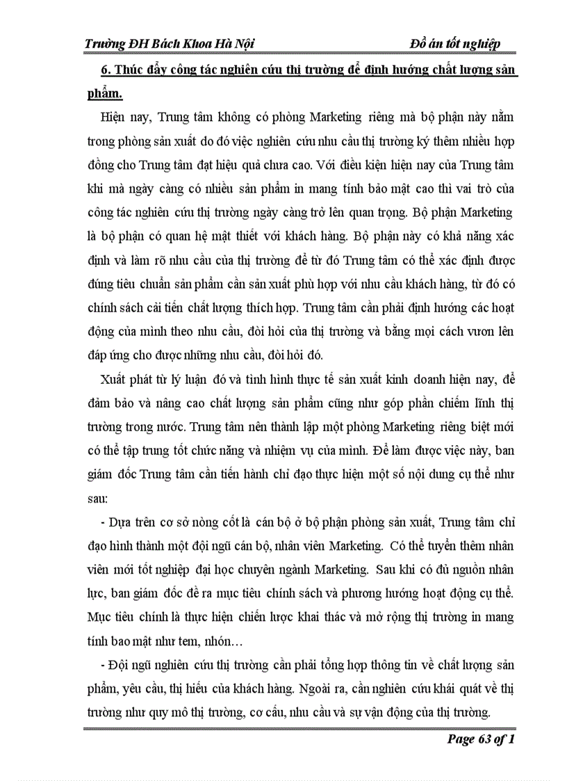 image for page Những giải pháp chủ yếu nhằm ổn định và nâng cao chất lượng in sản phẩm ở Trung Tâm Kỹ Thuật Tài Liệu Nghiệp Vụ-Bộ Công An