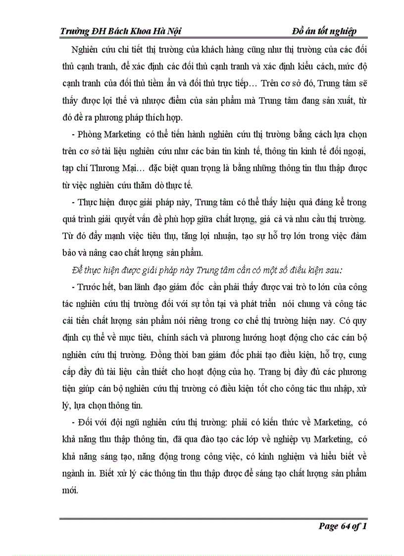 image for page Những giải pháp chủ yếu nhằm ổn định và nâng cao chất lượng in sản phẩm ở Trung Tâm Kỹ Thuật Tài Liệu Nghiệp Vụ-Bộ Công An