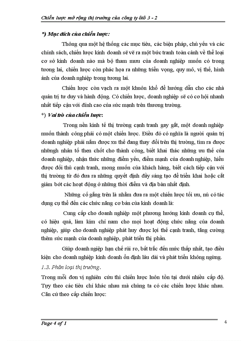 Chiến lược mở rộng thị trường của công ty ô tô 3-2