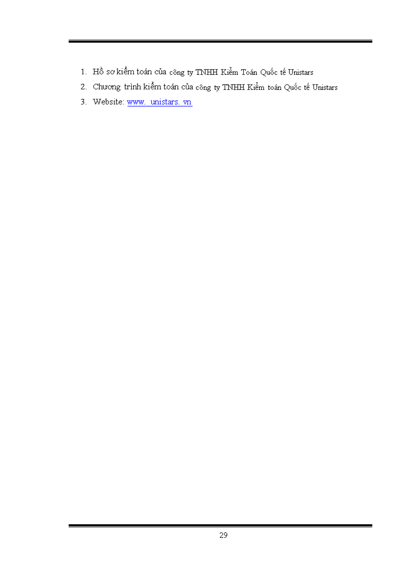 image for page Đặc điểm tổ chức kiểm toán của công ty TNHH kiểm toán Quốc tế Unistars