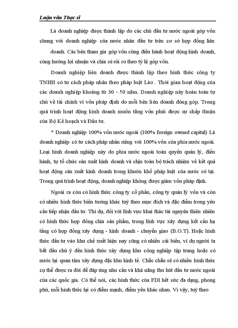 image for page Đầu tư trực tiếp nước ngoài vào tỉnh Savannakhet của nước CHDCND Lào giai đoạn 2005 – 2015 thực trạng và giải pháp