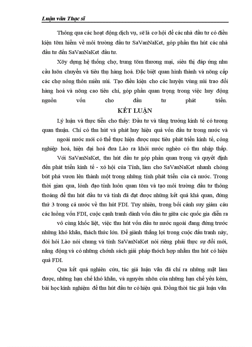 image for page Đầu tư trực tiếp nước ngoài vào tỉnh Savannakhet của nước CHDCND Lào giai đoạn 2005 – 2015 thực trạng và giải pháp