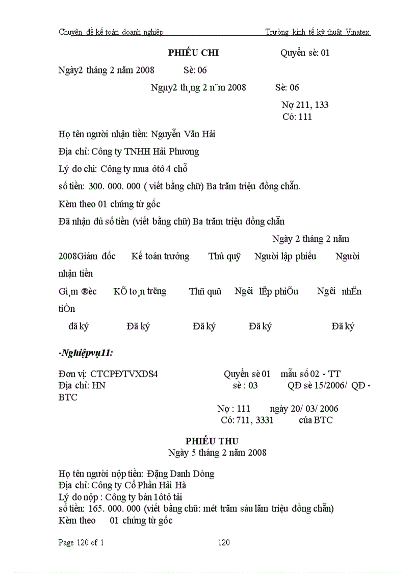 image for page Vấn đề Kế toán vốn bằng tiền, đầu tư ngắn hạn và các khoản phải thu. Kế toán TSCĐ và các khoản đầu tư dài hạn