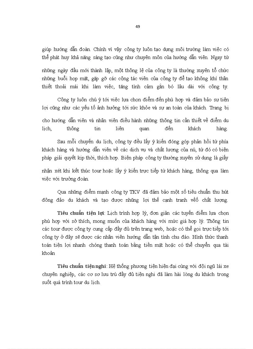 image for page Giải pháp nâng cao chất lượng dịch vụ du lịch cho khách nội địa tại công ty du lịch thương mại TKV