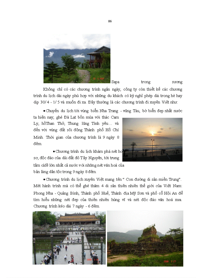 image for page Giải pháp nâng cao chất lượng dịch vụ du lịch cho khách nội địa tại công ty du lịch thương mại TKV