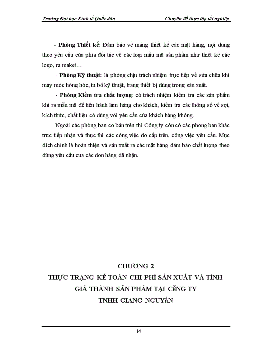 image for page Hoàn thiện kế toán chi phí sản xuất và tính giá thành sản phẩm ở Công ty TNHH Giang Nguyên