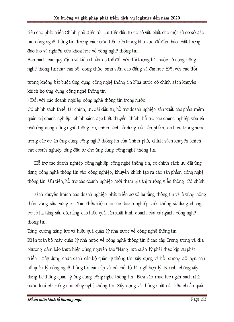 image for page Phương hướng và giải pháp phát triển dịch vụ logistics đến năm 2020