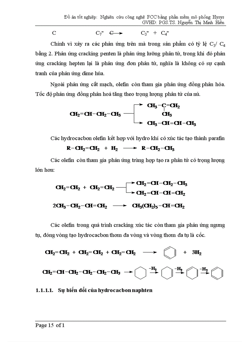 image for page Nghiên cứu xây dựng mô phỏng quá trình FCC bằng Hysys.
