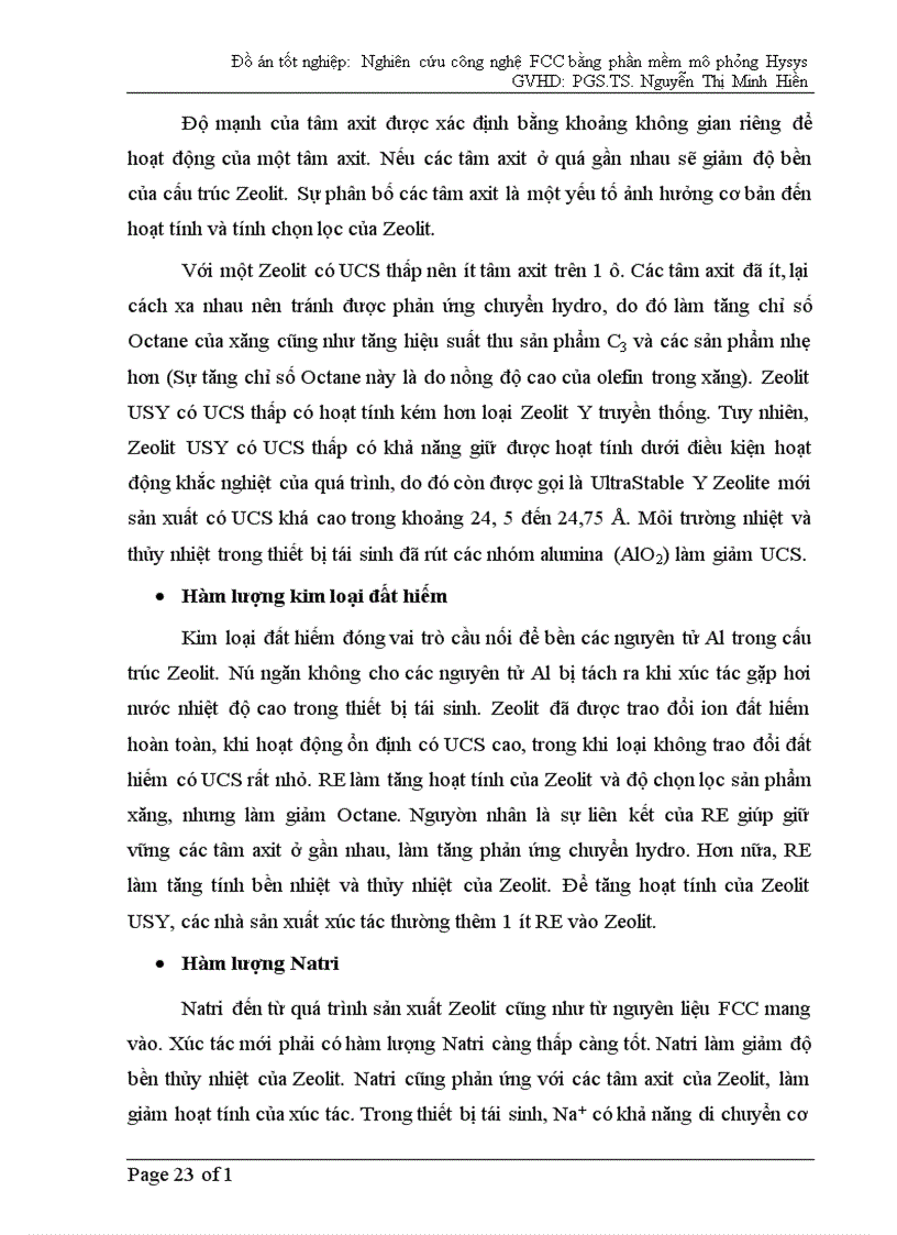 image for page Nghiên cứu xây dựng mô phỏng quá trình FCC bằng Hysys.