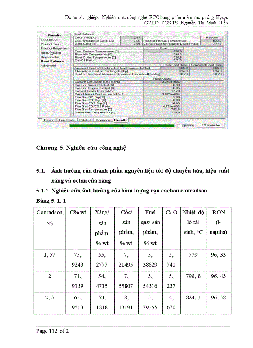 image for page Nghiên cứu xây dựng mô phỏng quá trình FCC bằng Hysys.