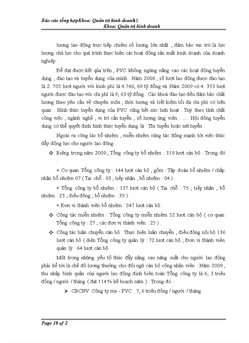 image for page Báo cáo tổng hợp về Tổng công ty cổ phần xây lắp dầu khí Việt Nam