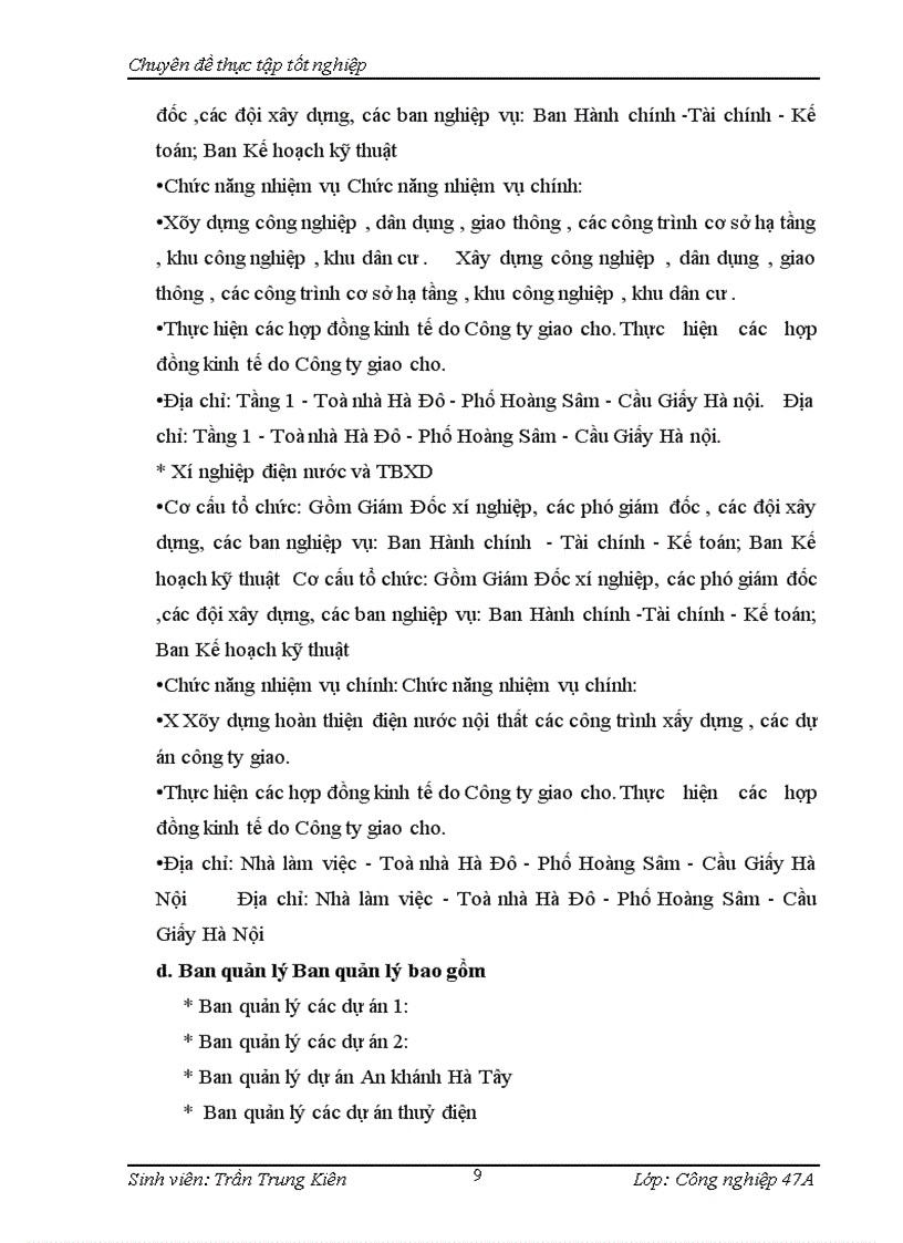 image for page Giải pháp hoàn thiện việc áp dụng hệ thống quản lý chất lượng ISO 9001:2000 tại Công ty Cổ phần Xây dựng Hà Đô