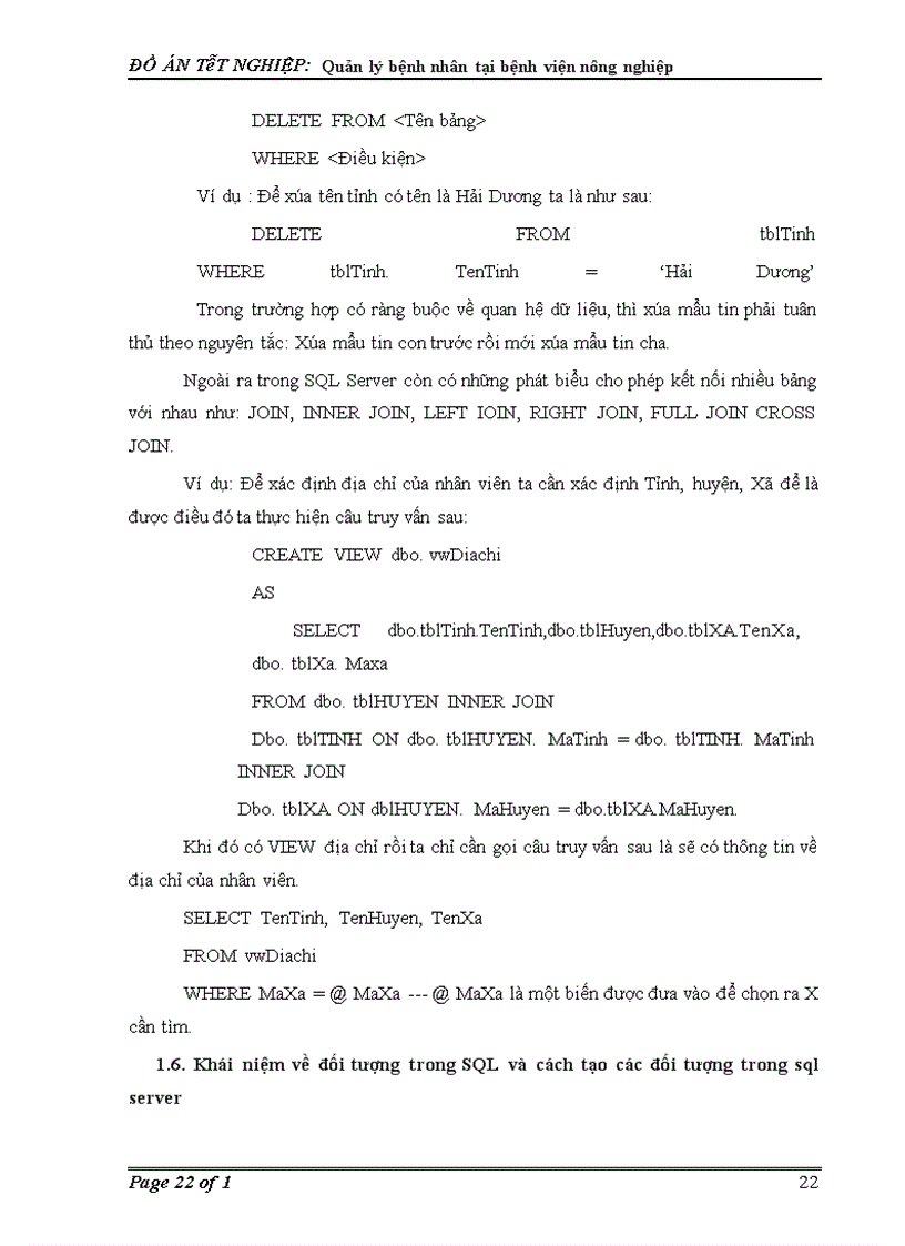 image for page Phân tích và thiết kế hệ thống thông tin quản lý bệnh nhân tại bệnh viện Nông nghiệp