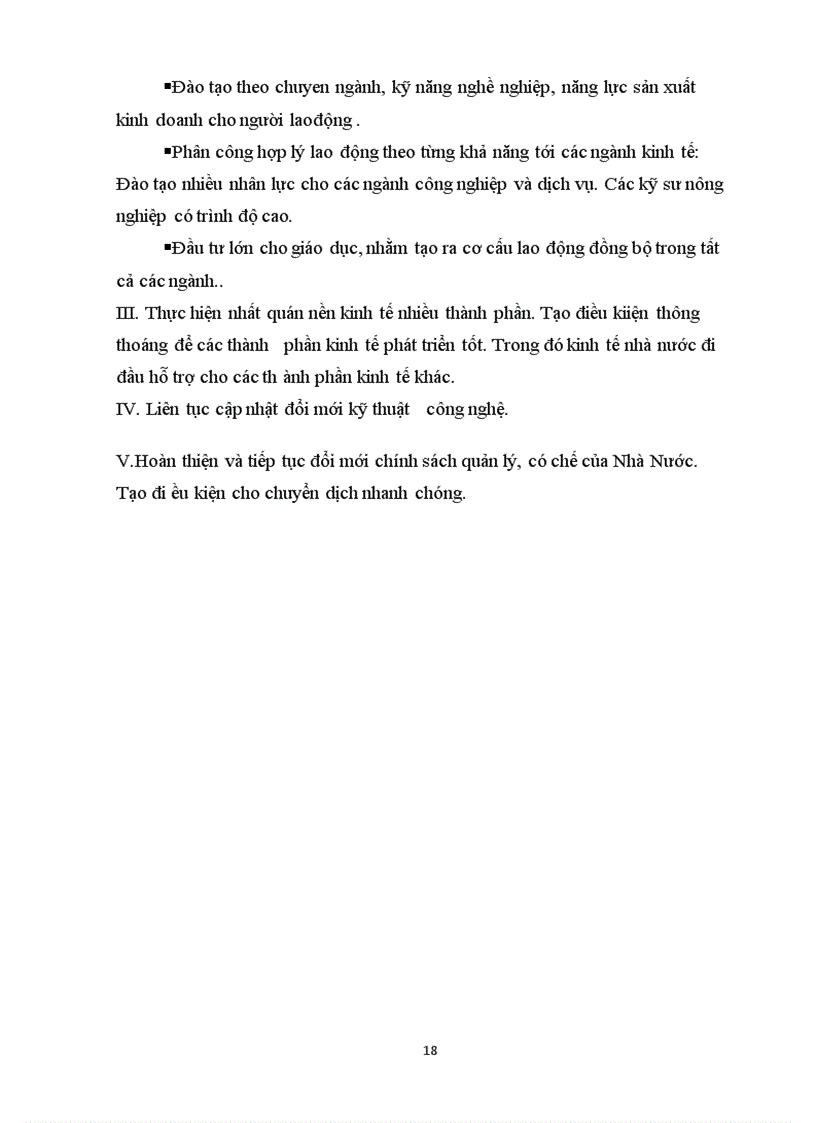 image for page Những giải pháp đẩy mạnh quá trình chuyển dịch cơ cấu ngành kinh tế việt nam