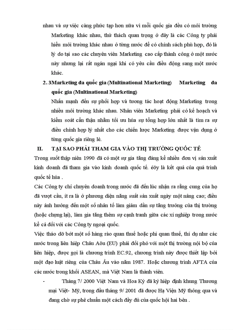 image for page Marketing và marketing quốc tế