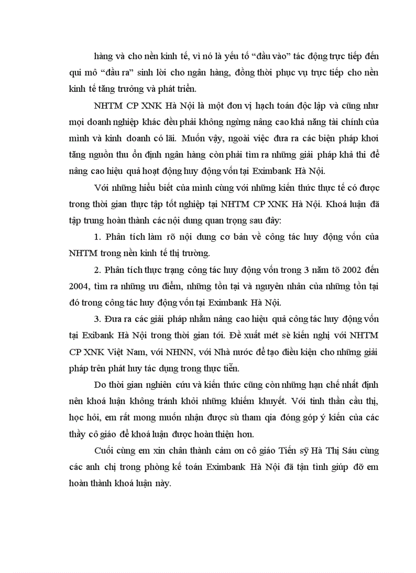 image for page Giải pháp nhằm nâng cao hiệu quả công tác huy động vốn tại NHTM CP XNK chi nhánh Hà Nội