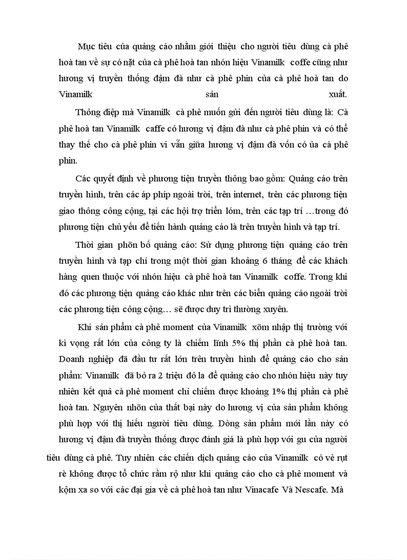 image for page Xây dựng giải pháp marketing nhằm xâm nhập thị trường của sản phẩm cà phê hoà tan 3 in 1 và 2 in 1 của công ty sữa Việt Nam (Vinamilk)