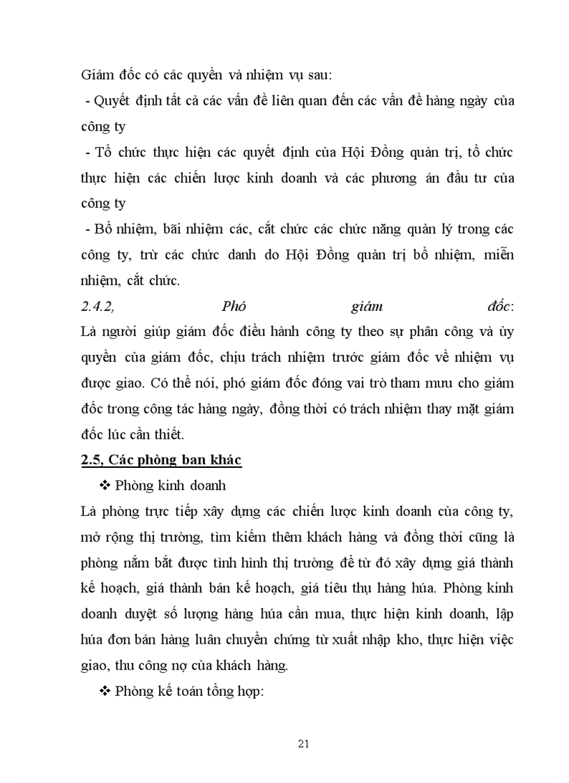 image for page Báo cáo thực tập tổng quan của Công ty cổ phần thương mại và tổng hợp I Hà Tây