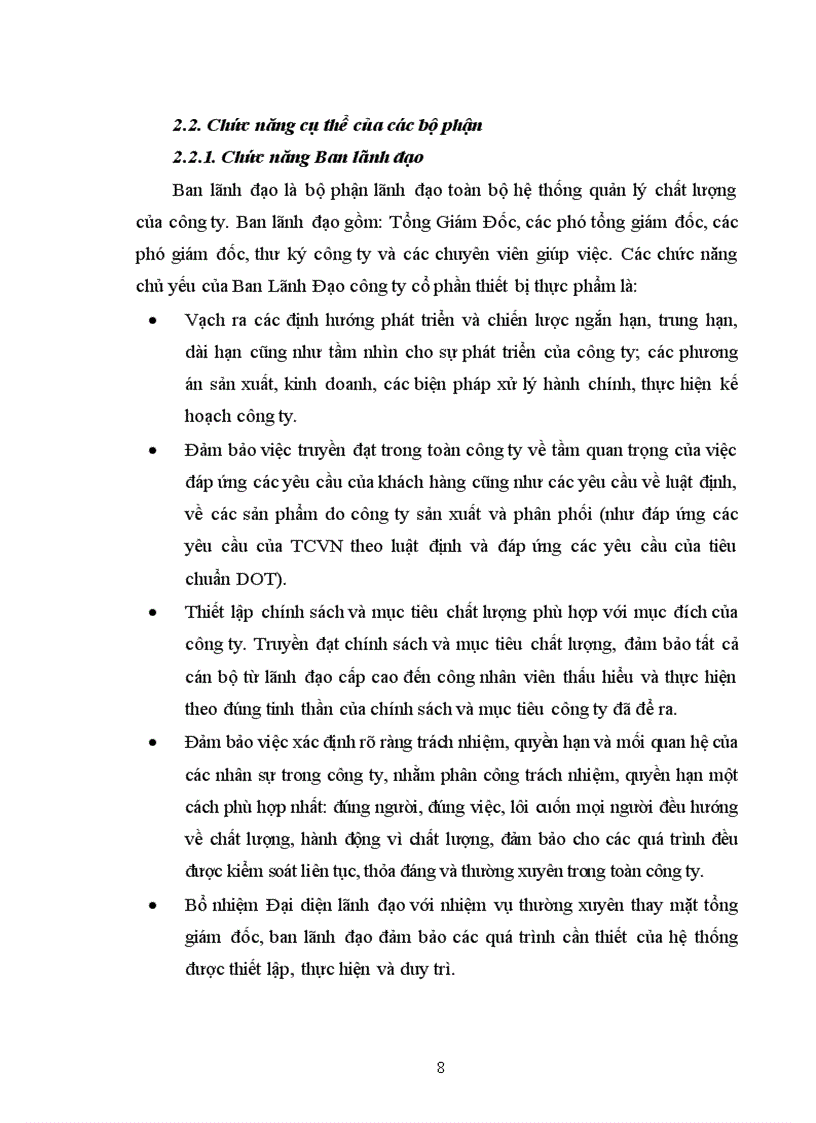 image for page Báo cáo thực tập tổng hợp của Công ty Cổ Phần và Thiết Bị Thực Phẩm.