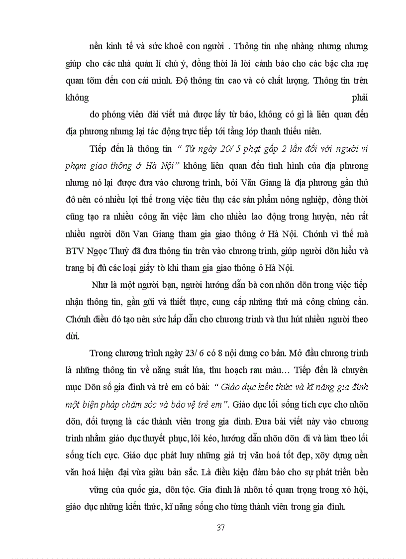 image for page Xây dựng kết cấu chương trình phát thanh cảu Đài truyền thanh Văn Giang