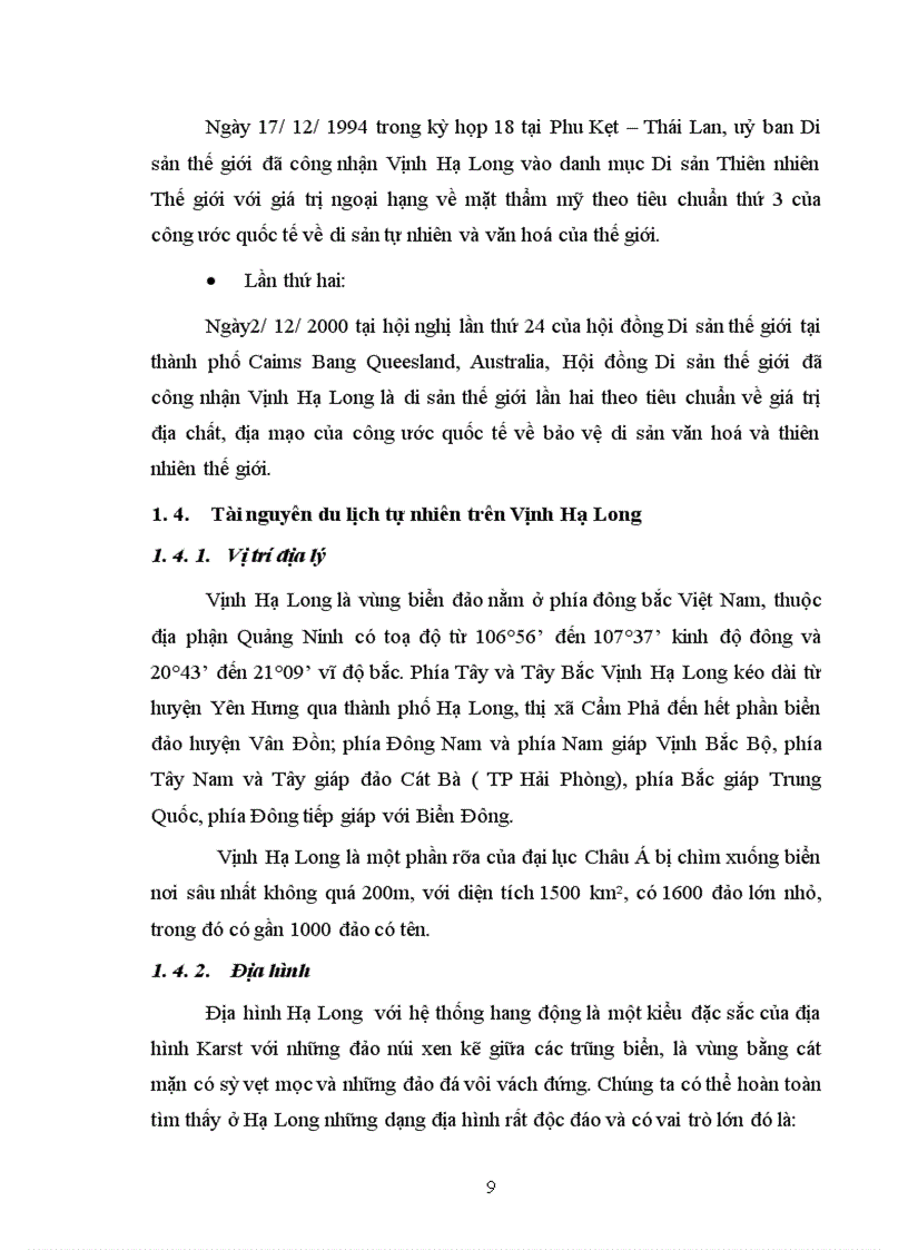 image for page Thực trạng hoạt động, quản lý và khai thác Vịnh Hạ Long trong phát triển du lịch