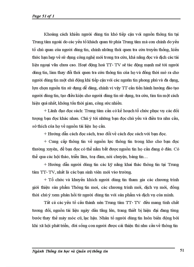 image for page Tìm hiểu về tổ chức và quản lý nguồn lực thông tin tại Trung tâm Thông tin