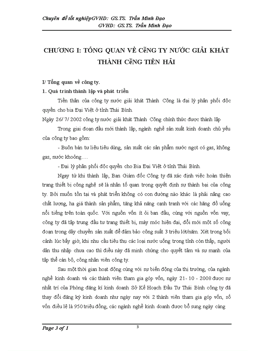 image for page Thực trạng quản trị quan hệ khách hàng của công ty nước giải khát Thành Công