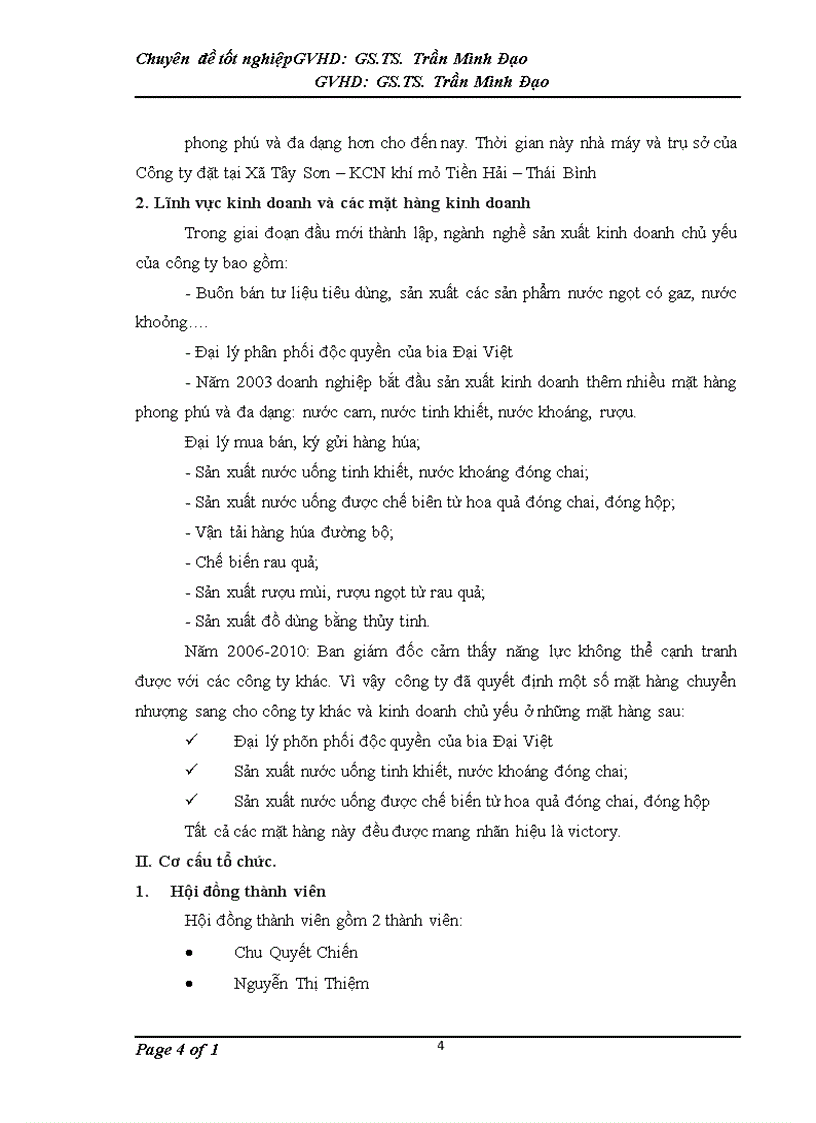 image for page Thực trạng quản trị quan hệ khách hàng của công ty nước giải khát Thành Công