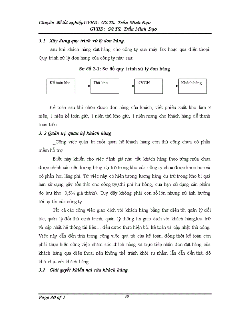 image for page Thực trạng quản trị quan hệ khách hàng của công ty nước giải khát Thành Công