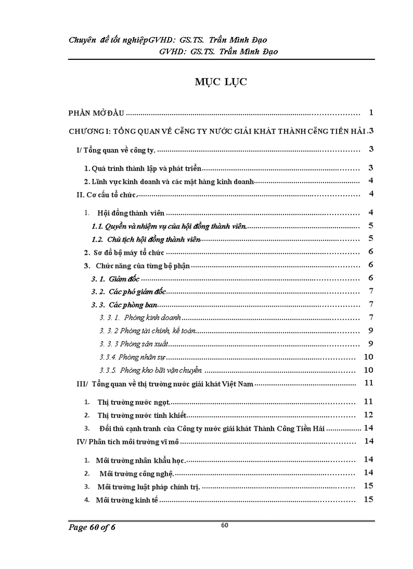 image for page Thực trạng quản trị quan hệ khách hàng của công ty nước giải khát Thành Công