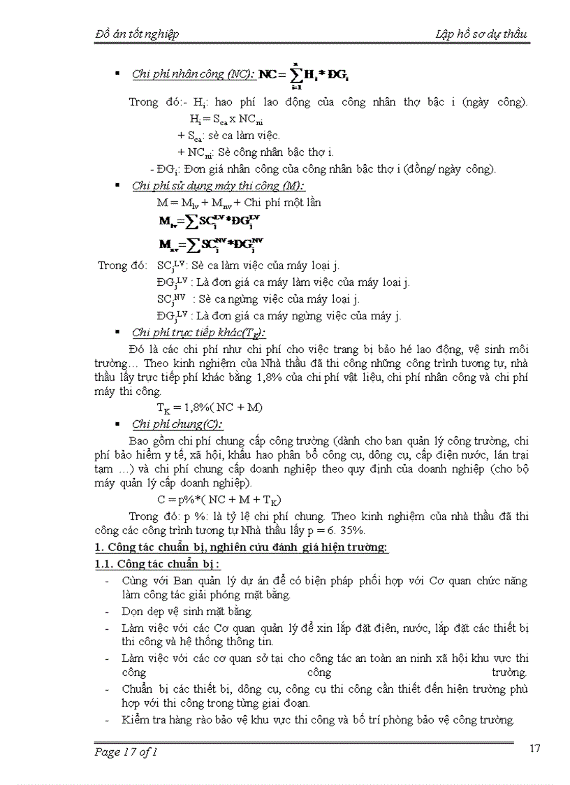 image for page Lập hồ sơ dự thầu