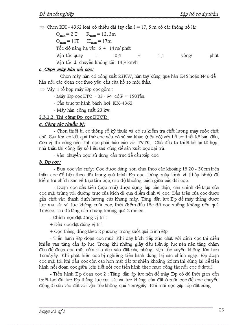 image for page Lập hồ sơ dự thầu