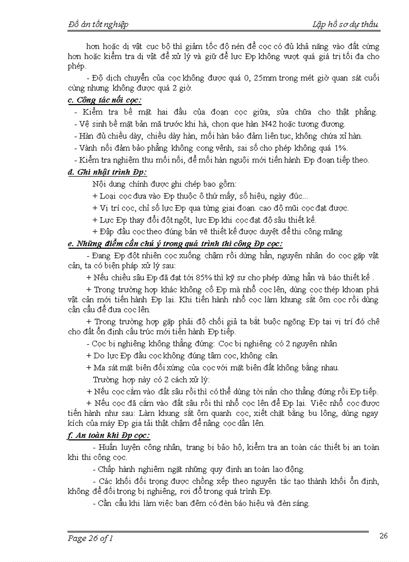 image for page Lập hồ sơ dự thầu