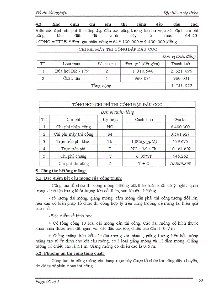 image for page Lập hồ sơ dự thầu