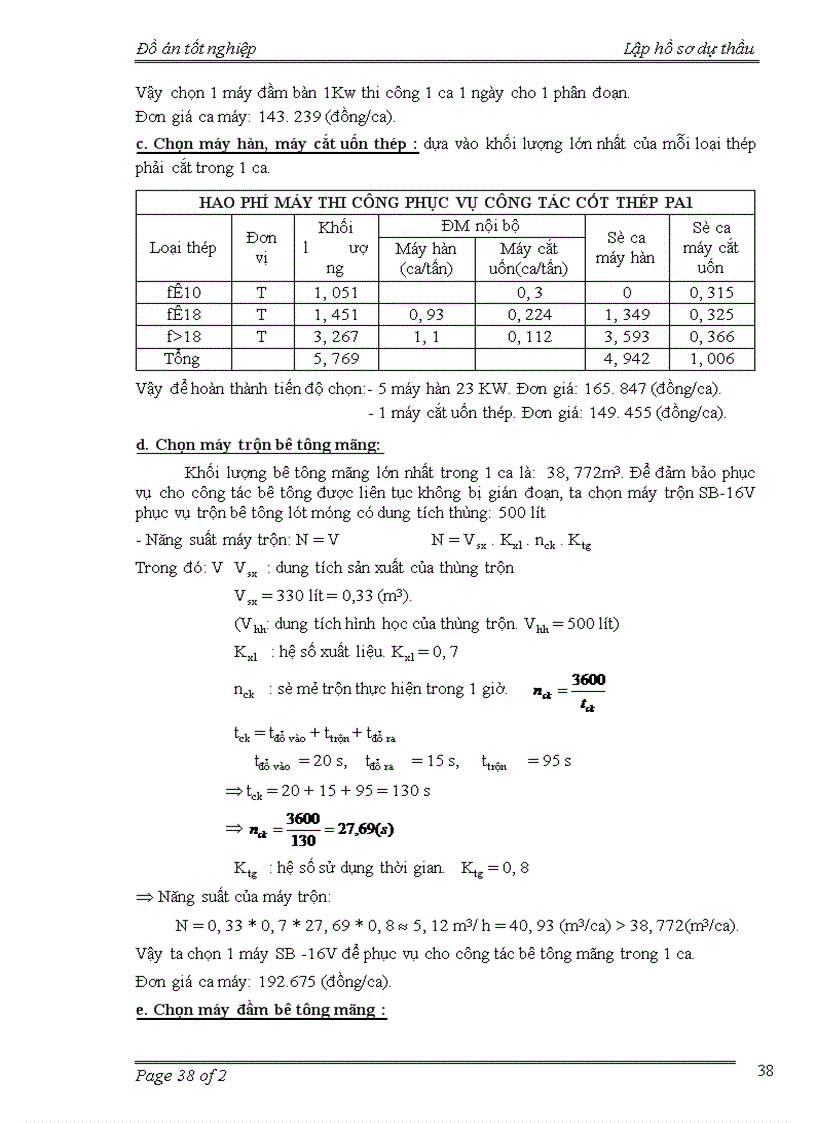 image for page Lập hồ sơ dự thầu
