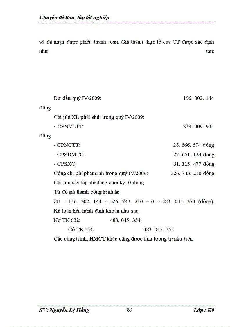 image for page Hoàn thiện Kế toán chi phí sản xuất và tính giá thành sản phẩm xây lắp tại Công ty TNHH tư vấn và xây dựng Thái Hưng