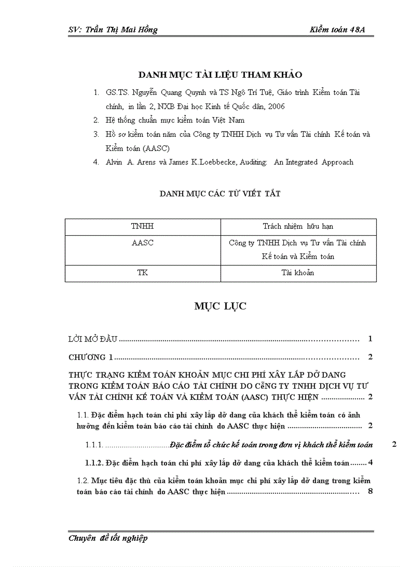 image for page Tìm hiểu kiểm toán khoản mục chi phí xây lắp dở dang trong kiểm toán báo cáo tài chính do Công ty TNHH Dịch vụ Tư vấn Tài chính Kế toán và Kiểm toán – AASC thực hiện