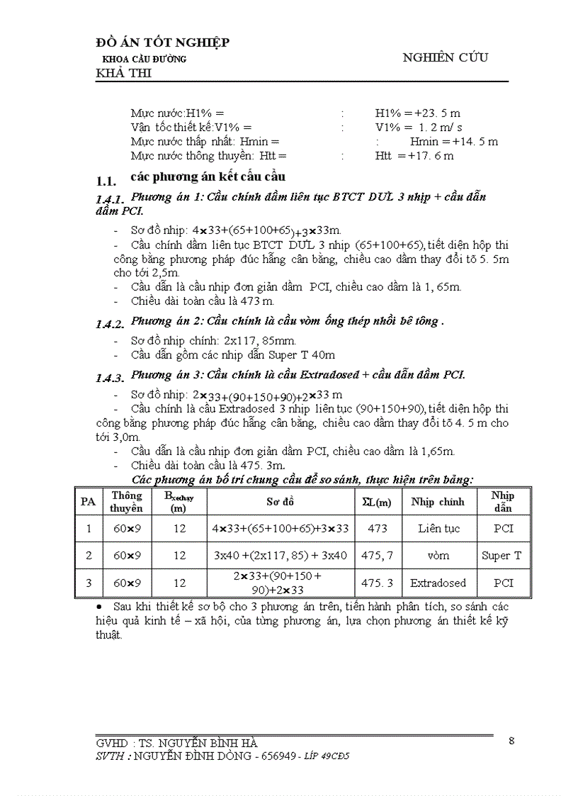 image for page Khoa cầu đường nghiên cứu khả thi