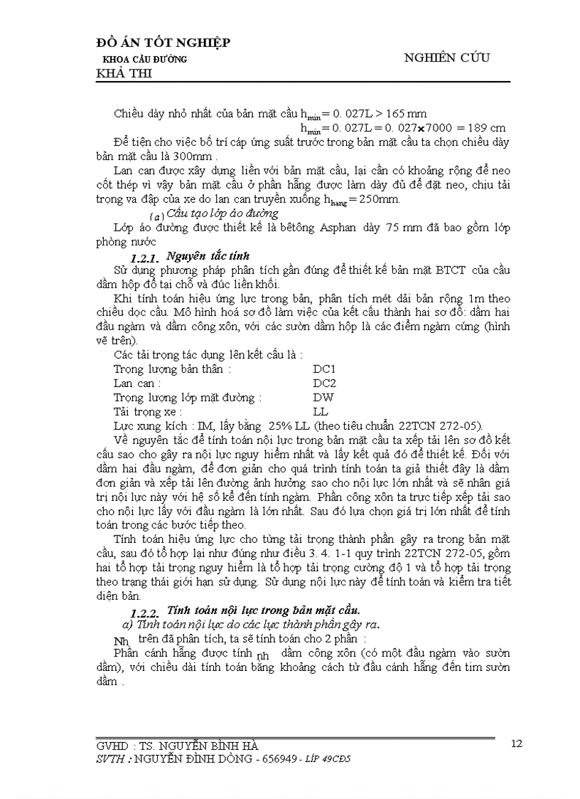 image for page Khoa cầu đường nghiên cứu khả thi