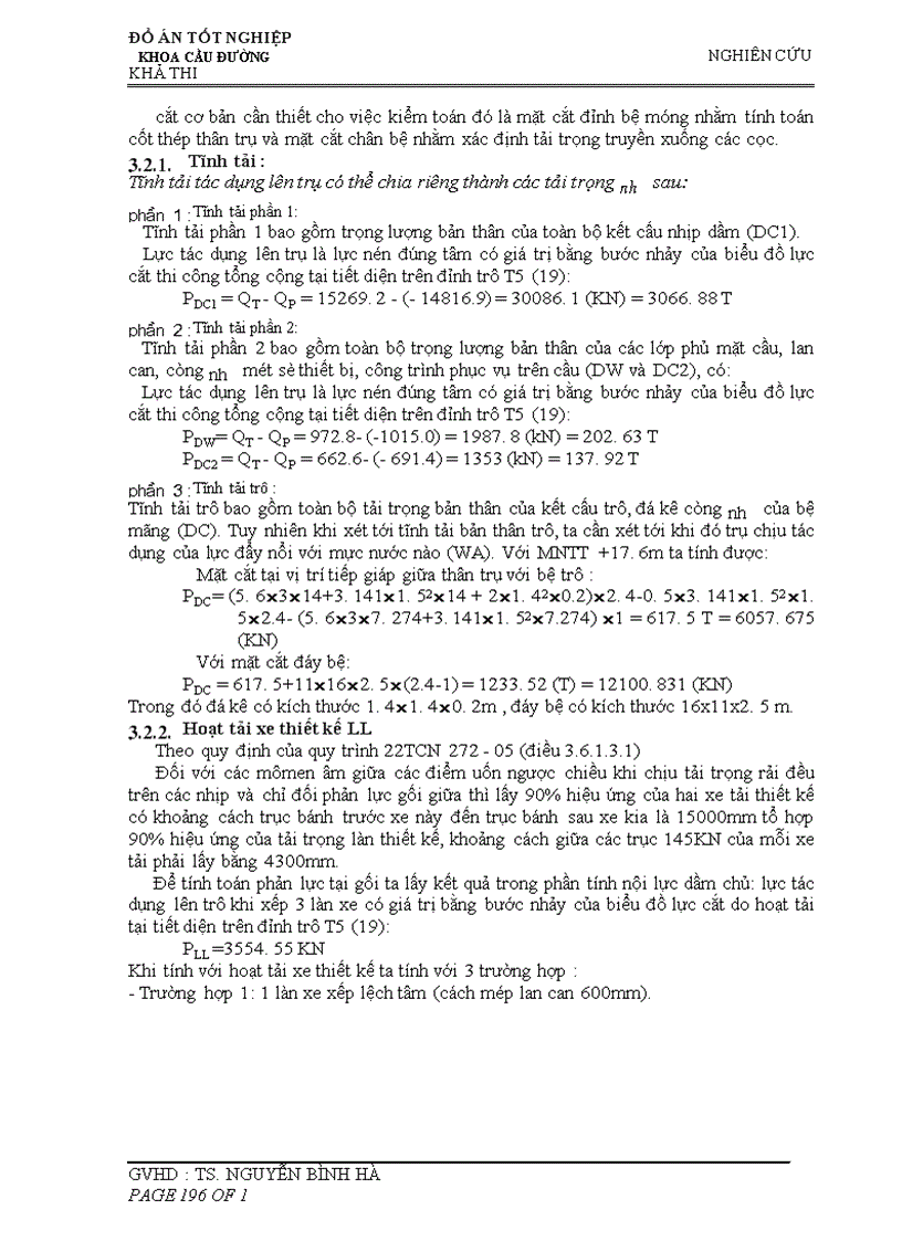 image for page Khoa cầu đường nghiên cứu khả thi