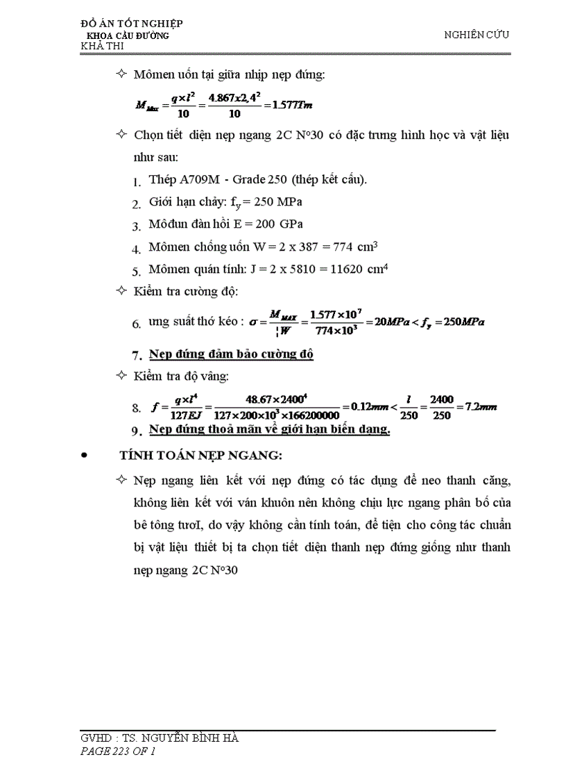 image for page Khoa cầu đường nghiên cứu khả thi