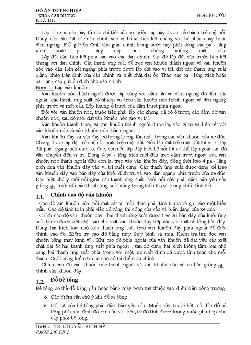 image for page Khoa cầu đường nghiên cứu khả thi