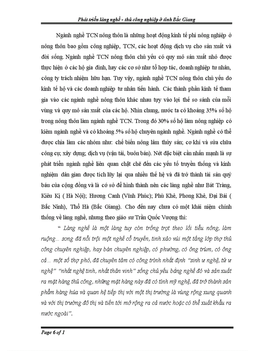 image for page Phát triển làng nghề - thủ cônng nghiệp ở tỉnh Bắc Giang